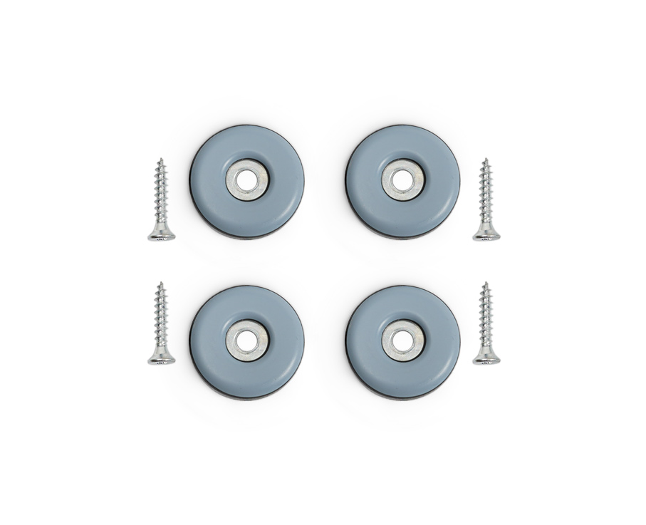 PTFE-Schraubgleiter für Holzstühle auf rauen Böden, 25 mm