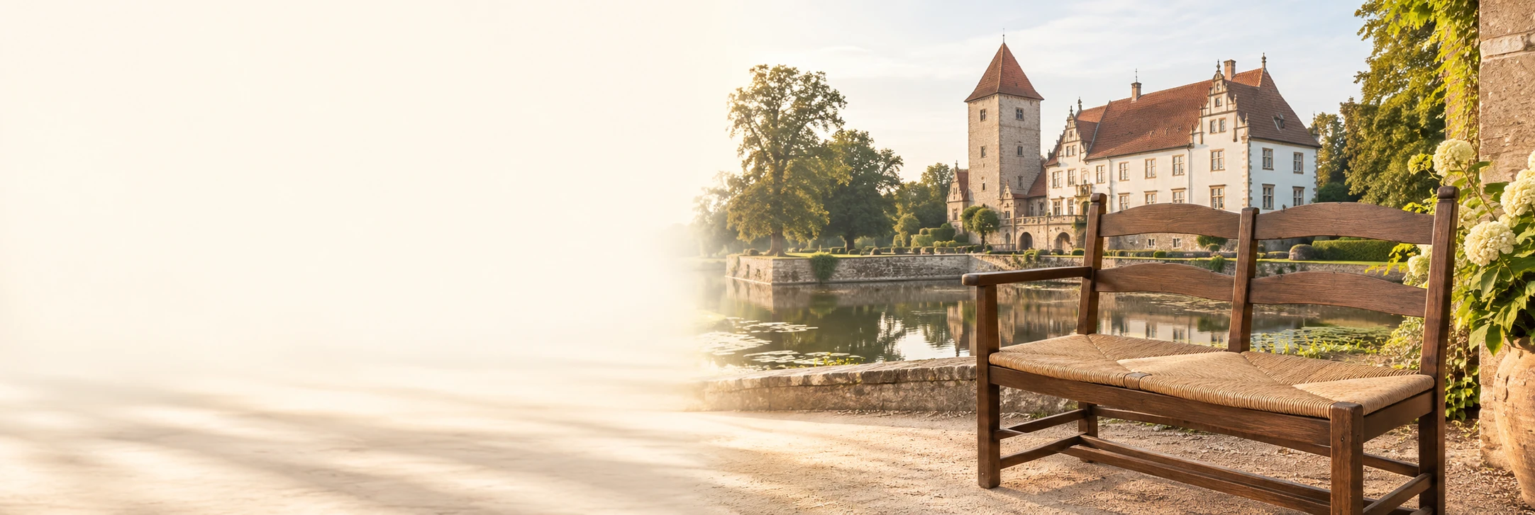 Binsenmöbel und Bissendorf – Schelenburg – regionales Bildmotiv